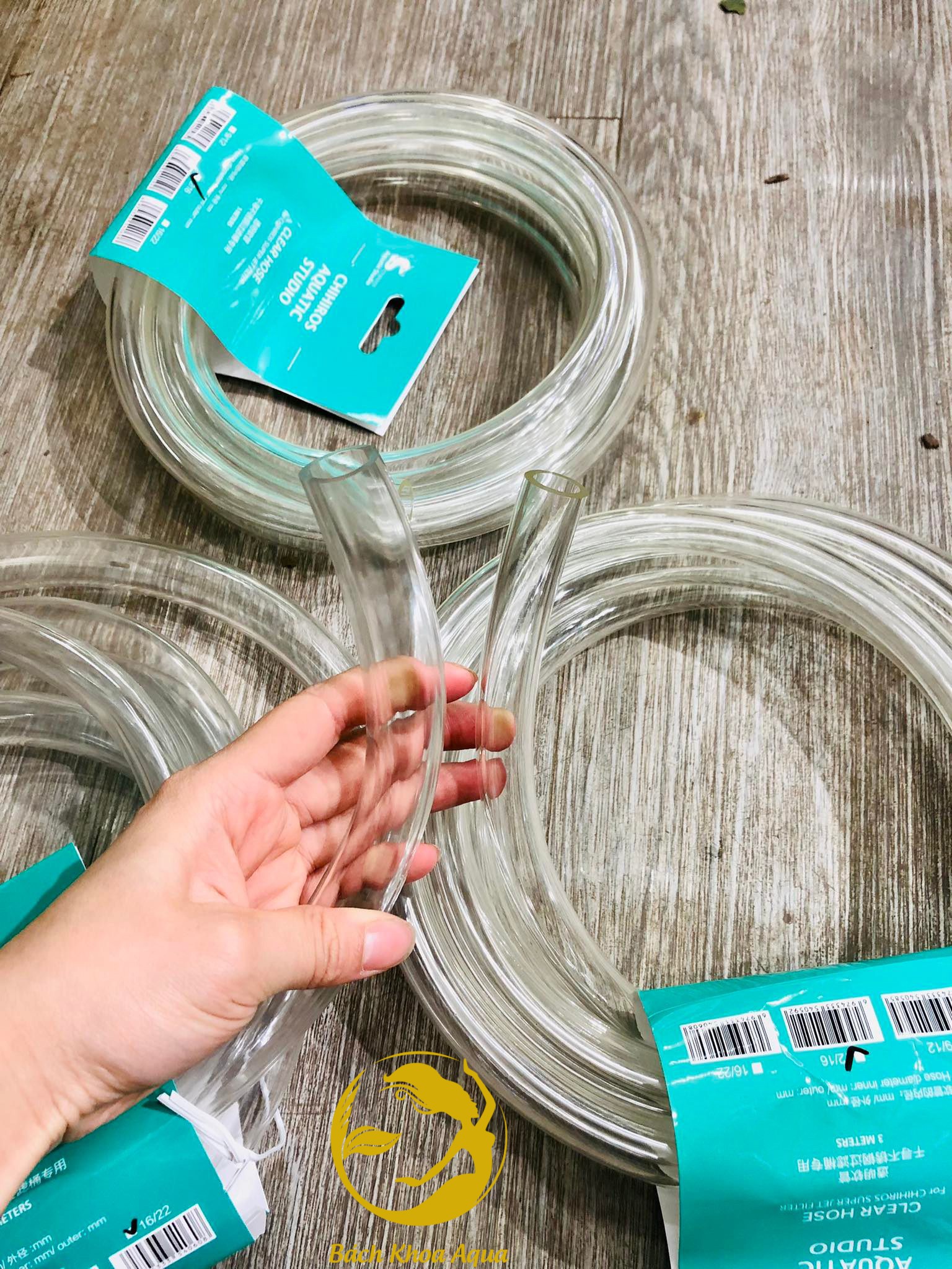 Dây ống Chihiros trong suốt siêu chống gập Fi12-16 ( 3m)